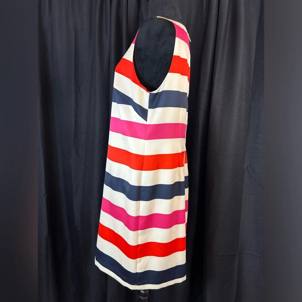 VINCE CAMUTO Sleeveless Shift Dress with Embellished Neckline Size 14 b16 - Picture 3 of 8